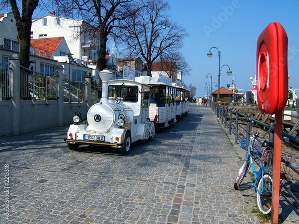 Fototapeta pociąg laminowany