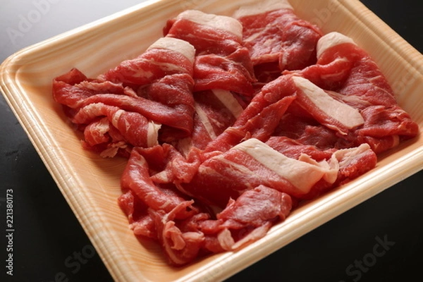 Obraz 牛肉コマ切れ