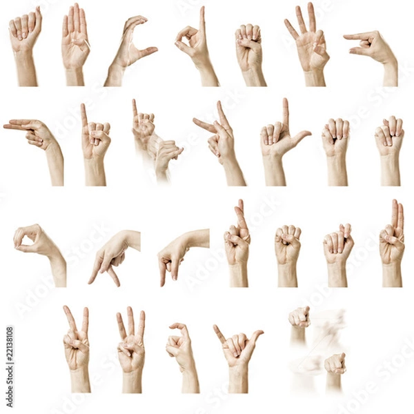 Obraz ASL Alphabet