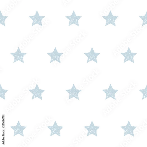 Fototapeta Abstract handmade seamless pattern background. Childish handcrafted wallpaper for design card, baby nappy, diaper, scrapbook, holiday wrapping paper, textile, bag print, t shirt etc.