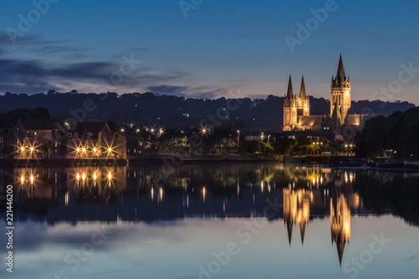 Fototapeta Twilight, Truro Cathedral, Cornwall