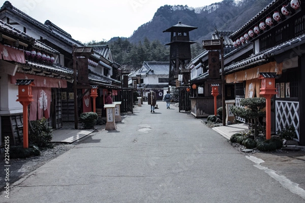 Fototapeta 江戸の街並み