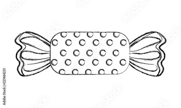 Fototapeta sweet candy isolated icon