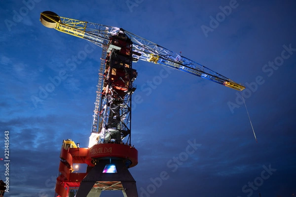 Obraz Crene in the night