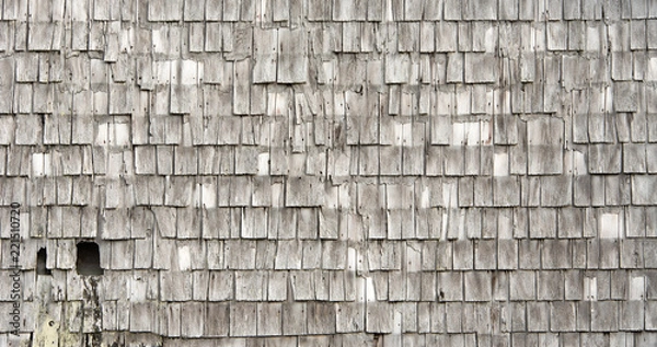 Fototapeta Weathered Gray Shingles
