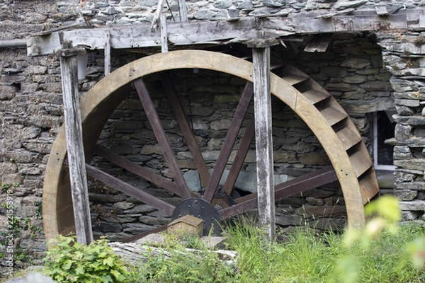 Fototapeta Watermill Wheel