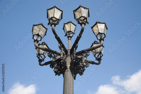 Obraz The old lamp in the streets