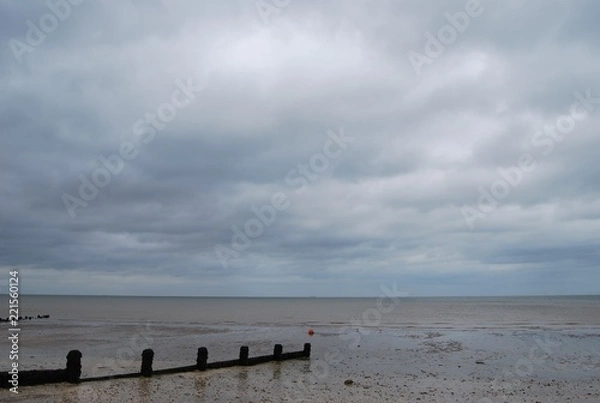 Obraz Leysdown-on-sea beach front, England