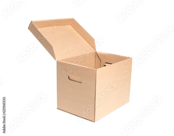 Obraz Open cardboard box