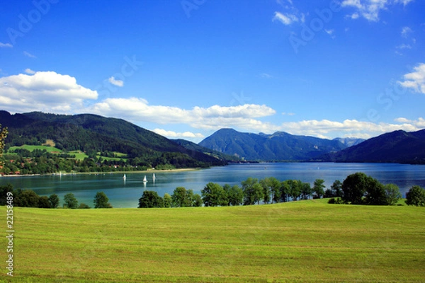 Obraz Widok na Tegernsee