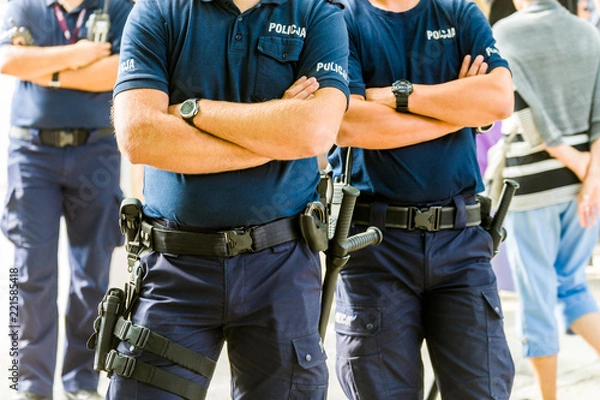 Obraz policjanci 