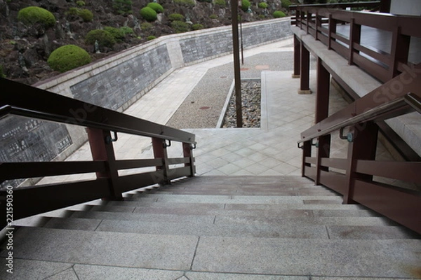 Obraz お寺の一画