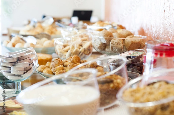 Fototapeta full colonial breakfast