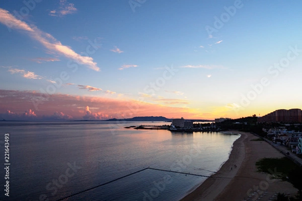 Fototapeta okinawa's sunset