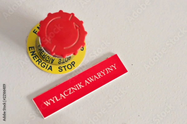 Obraz wyłacznik bezpieczeństwa