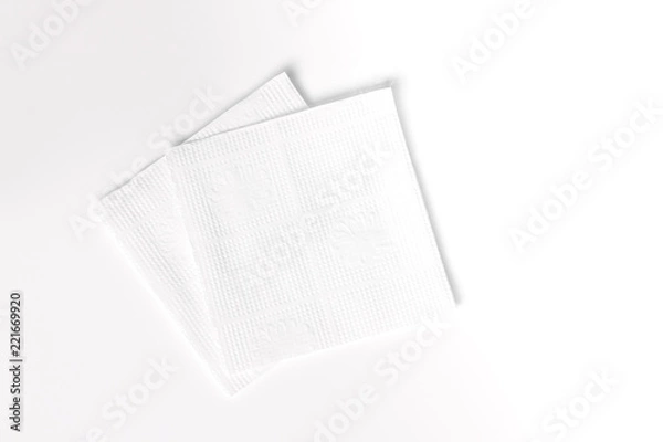 Obraz Napkin on white background