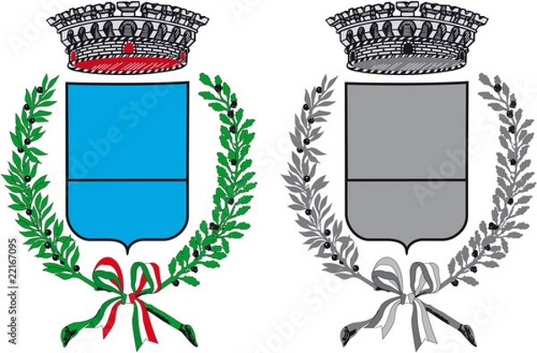 Fototapeta Stemmi Comunali
