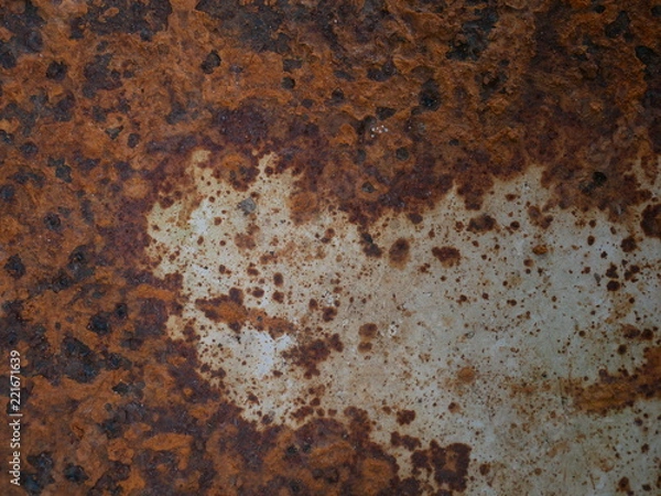 Obraz rusty metal texture background