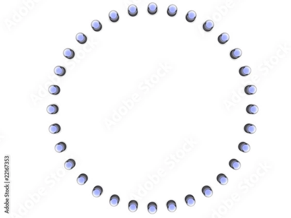 Fototapeta cerchio 3D