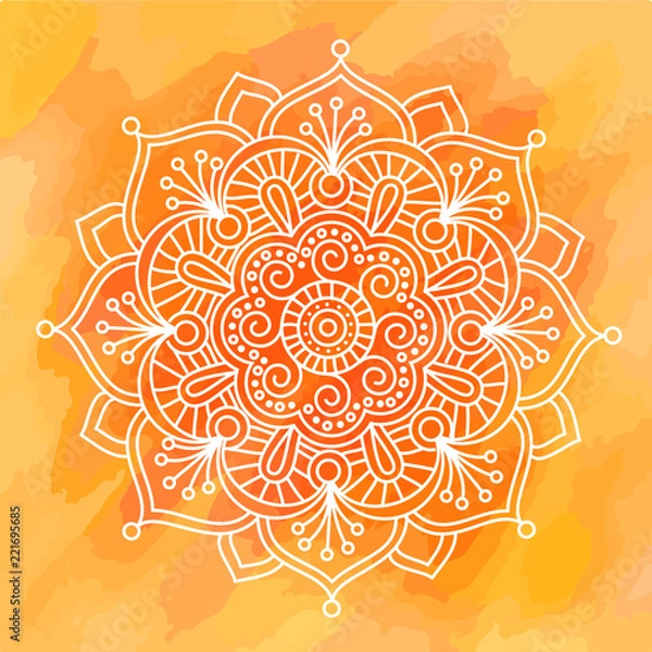 Fototapeta Diwali Indian pattern background
