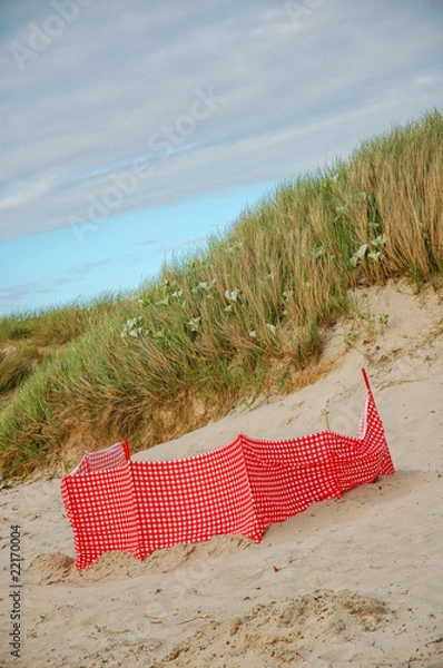 Obraz parawan na plaży