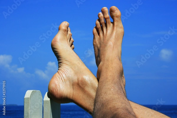 Obraz feet on vacation