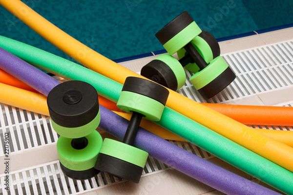 Obraz Aqua Aerobics Equipment