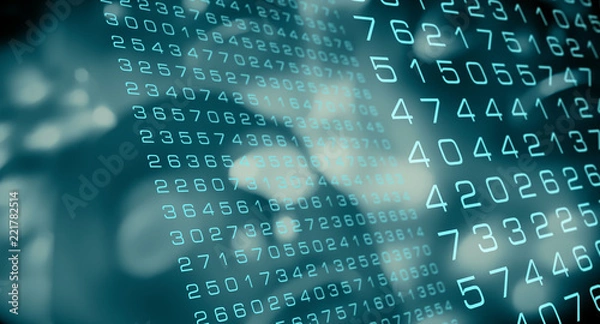 Obraz Wydajność produktywności algorytmów komputerowych, koncepcje cyberbezpieczeństwa