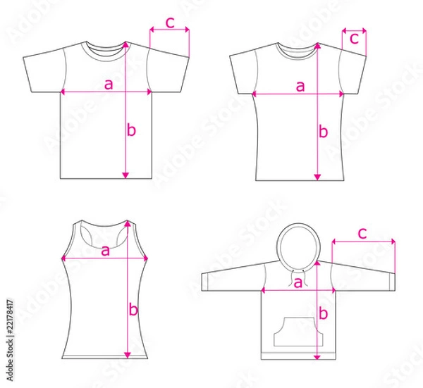 Obraz T-shirt, sweatshirt template