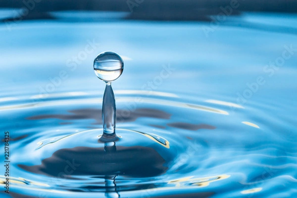 Obraz water droplet impact