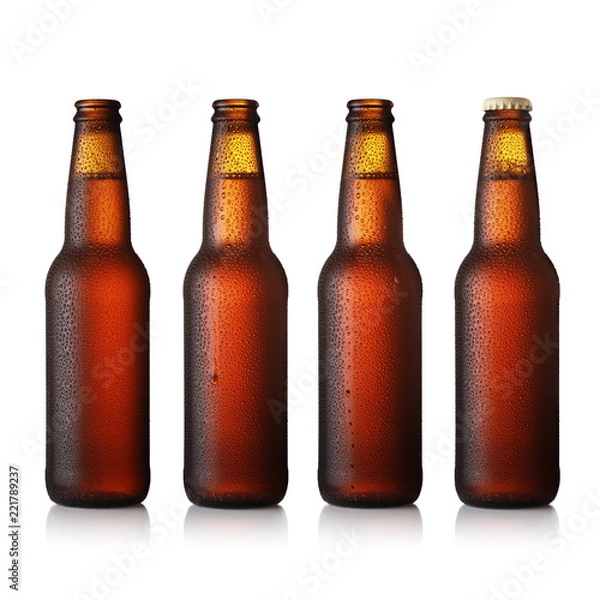 Obraz piwo na białym