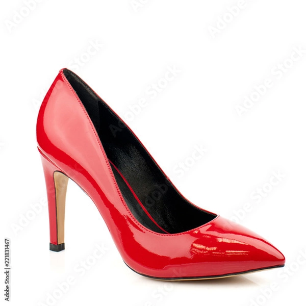 Obraz Elegant shoe isolated on white background.
