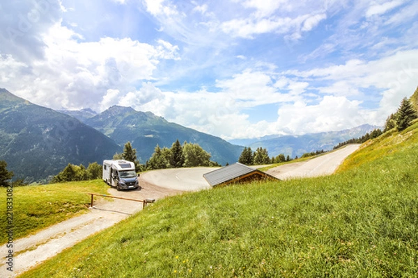 Obraz Camping with a view