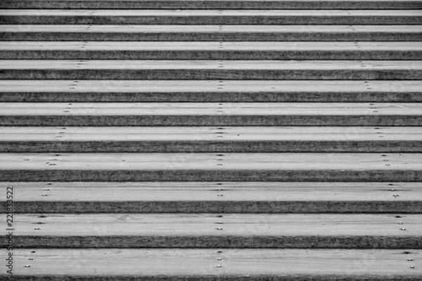 Fototapeta black and white style, Staircase through the woods in the station