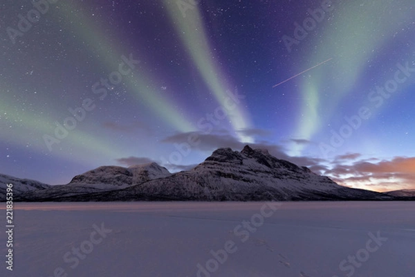 Obraz Nothern lights in Lofoten islands