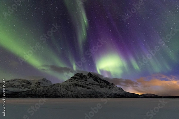 Obraz Nothern lights in Lofoten islands
