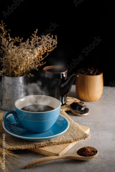 Obraz still life hot coffee