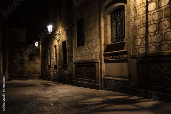 Obraz Evening Street Shadows