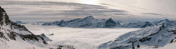 Obraz Clouds in the Aosta valley