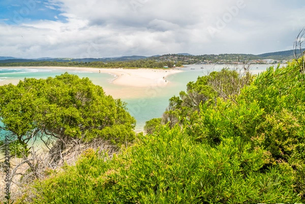 Fototapeta Merimbula on a hot sunny day in the summer