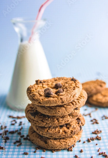 Obraz cookies and milk