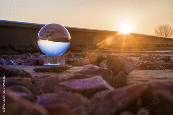 Fototapeta Railroad Tracks 