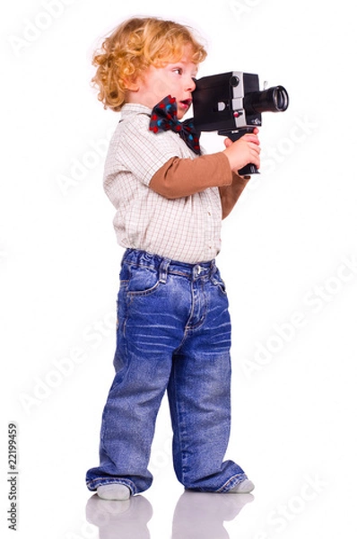 Fototapeta The young operator