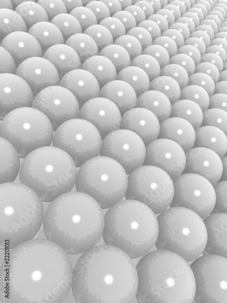 Obraz graue Kugeln