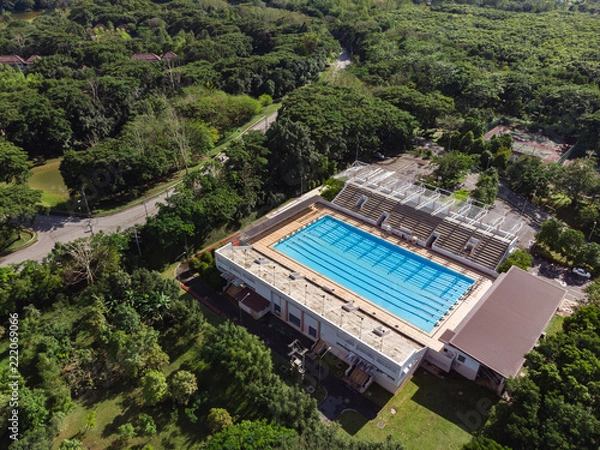 Fototapeta Swimming pool stadium