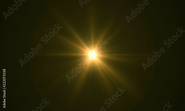 Obraz Lens flare light