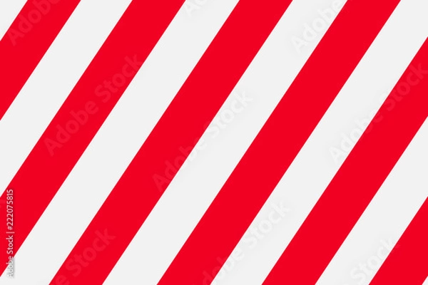 Obraz 新年の紅白ストライプ背景　red ＆　white　vivid stripe background
