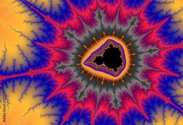 Fototapeta Mandelbrot Golden Fractal
