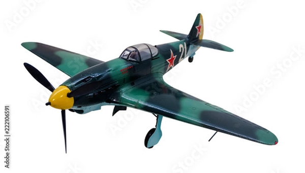 Fototapeta model airplane, isolate