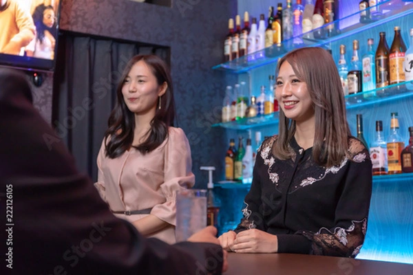 Fototapeta ガールズバー スナック スタンド ラウンジ キャストイメージ